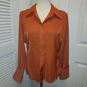 NWT BR Silk Shirt - Size M
